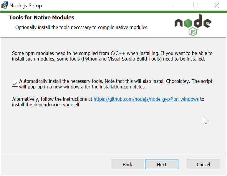 Node.js Install Tools Image